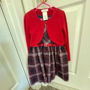 Bonnie Jean Plaid Dress